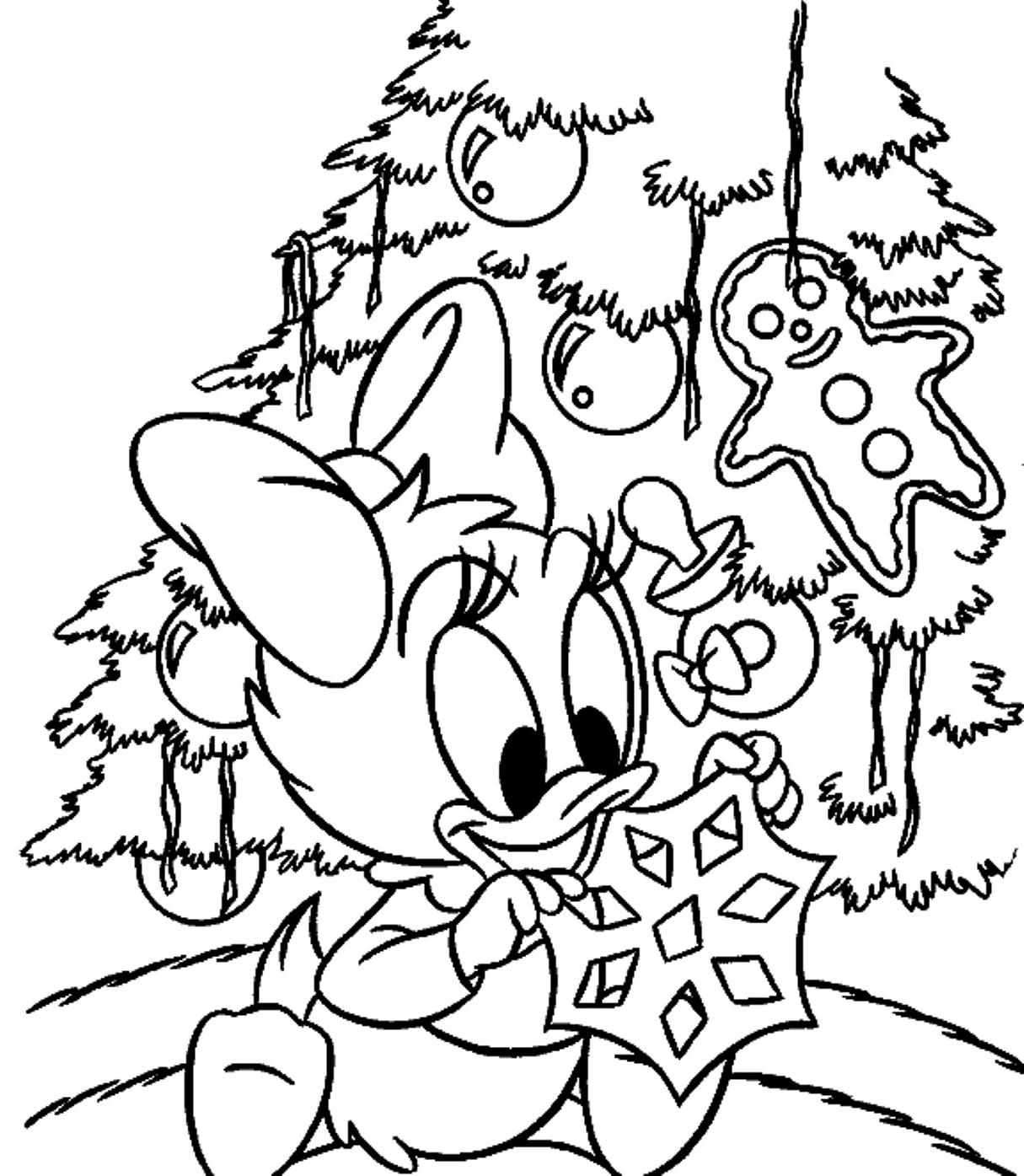 Disney Christmas Coloring Pages
 Disney Christmas Coloring Pages For Kids Printable
