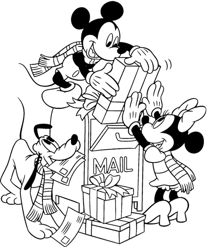 Disney Christmas Coloring Pages
 14 Disney Christmas Coloring Pages Picture