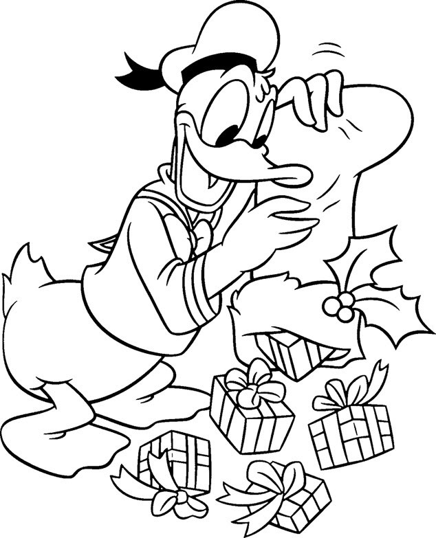 Disney Christmas Coloring Pages
 Free Disney Christmas Printable Coloring Pages for Kids