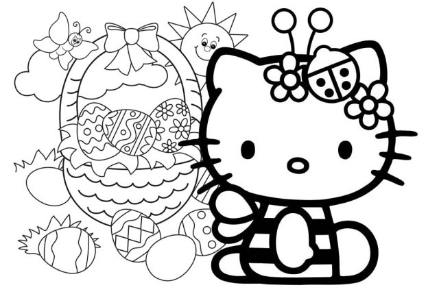 Disney Easter Coloring Pages For Boys
 Happy Easter Coloring Pages – Disney Mickey Pluto Eggs