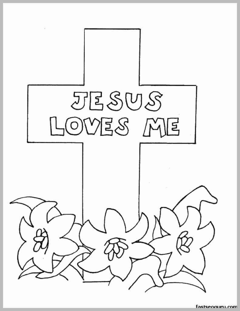 Disney Easter Coloring Pages For Boys
 Religious Easter Coloring Pages Christian Lovely for Boys