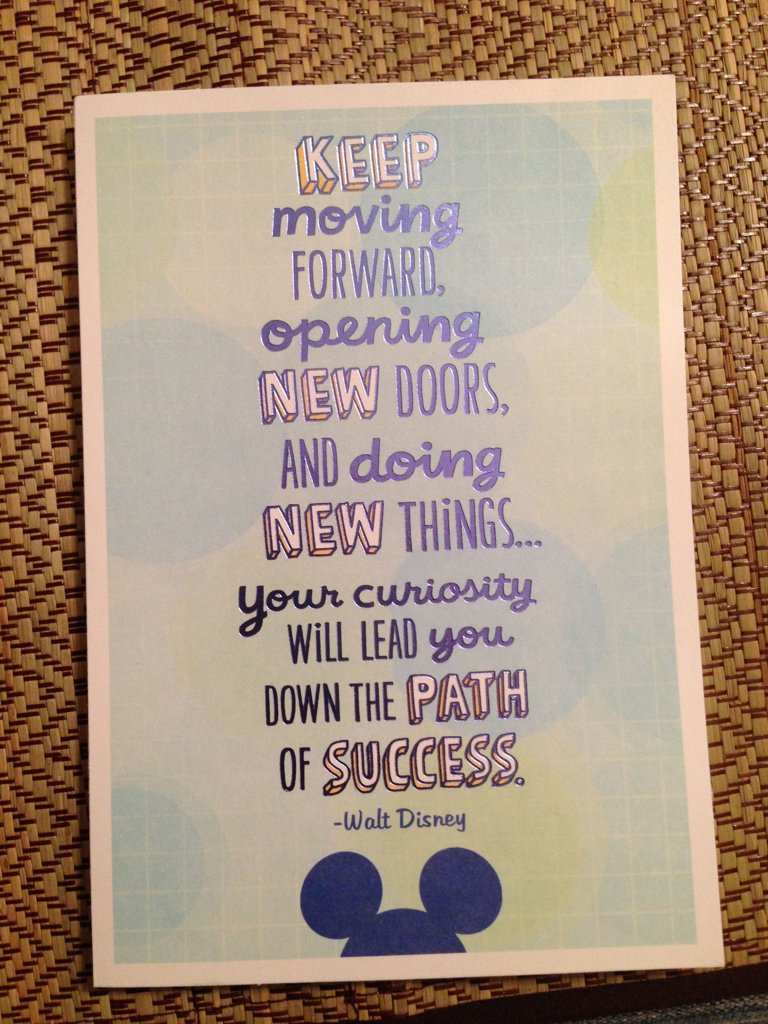 Disney Graduation Quotes
 Walt Disney quote would be cute for a graduation card