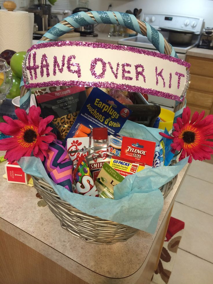 DIY 21St Birthday Gifts
 DIY Gift Basket for College Girls