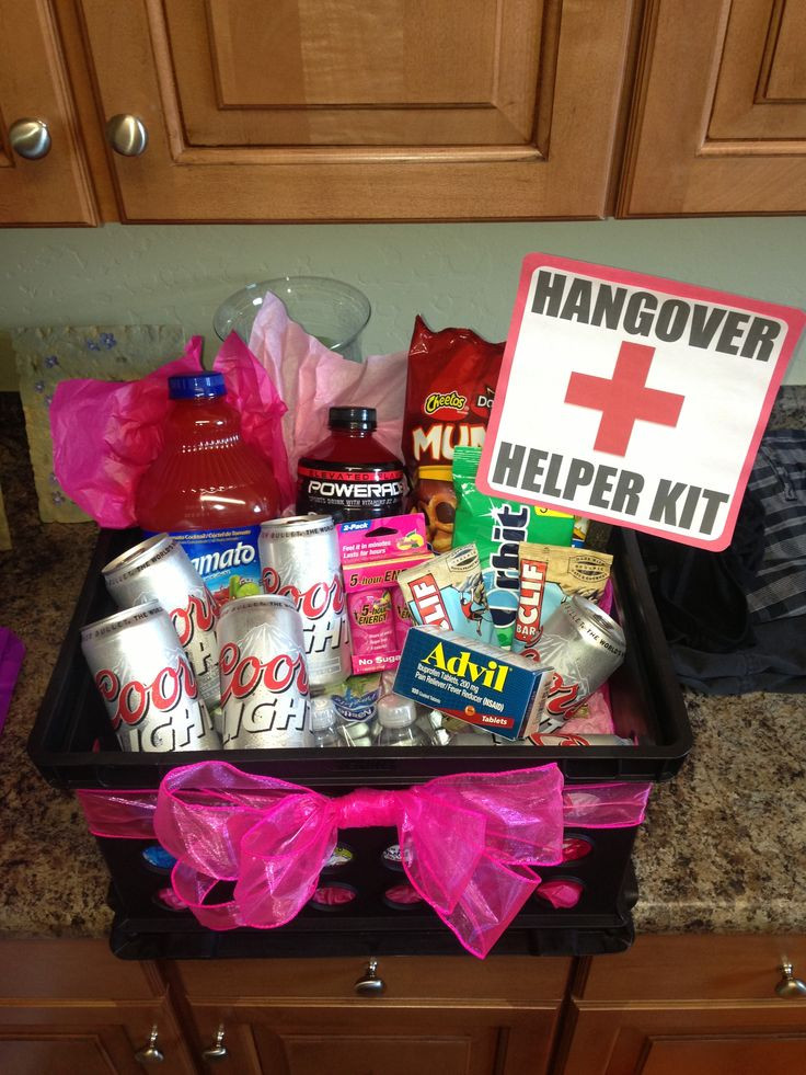 DIY 21St Birthday Gifts
 21st Birthday Hangover Recovery Kit