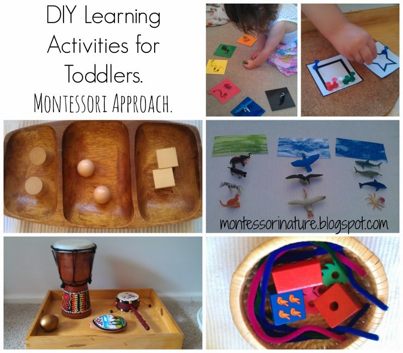 DIY Activities For Toddlers
 DIY Learning Activities for Toddlers Montessori Approach