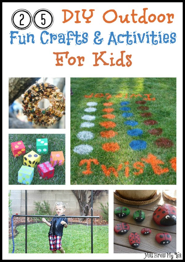 DIY Activities For Toddlers
 25 DIY Outdoor Fun Crafts & Activities For Kids