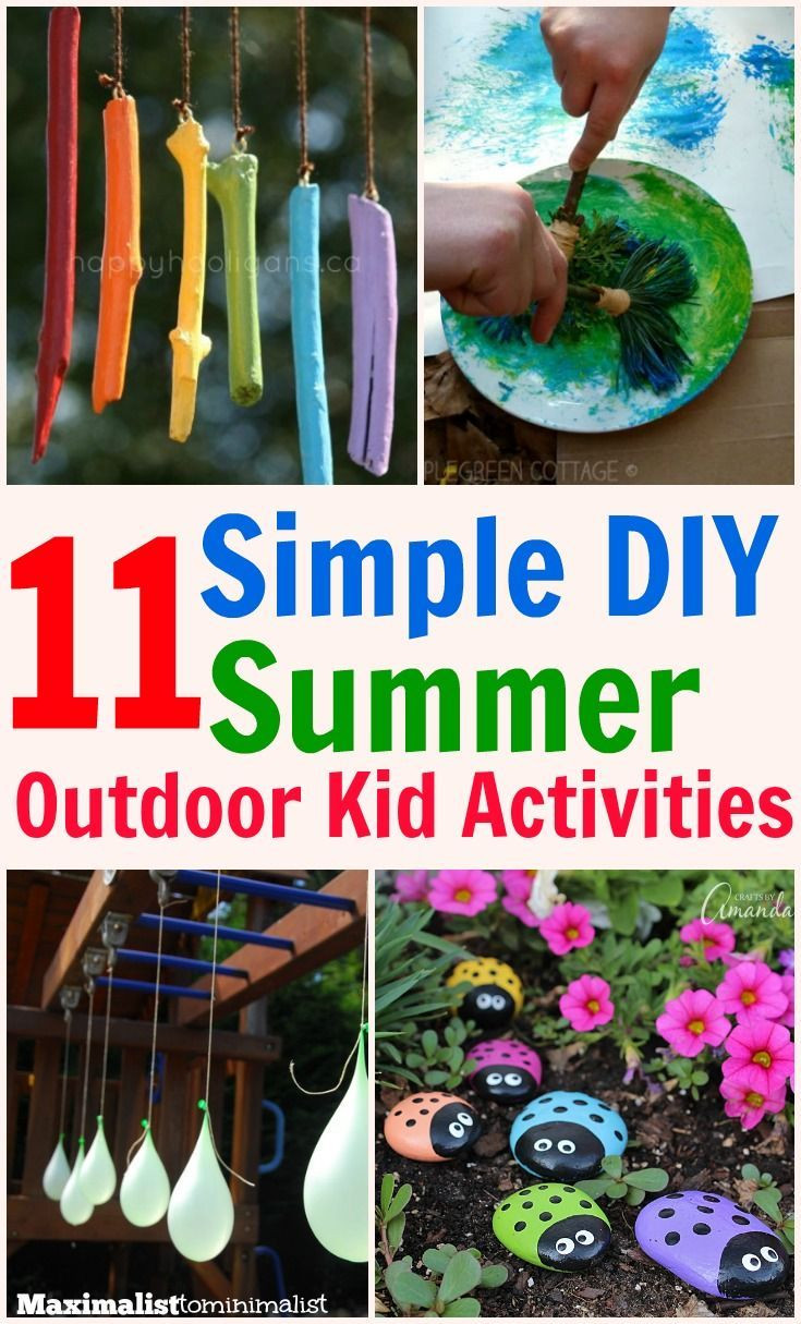 DIY Activities For Toddlers
 25 best ideas about Outdoor fun on Pinterest