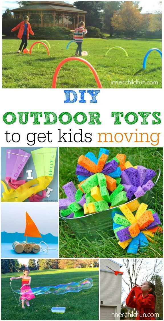 DIY Activities For Toddlers
 DIY Outdoor Toys to Get Kids Moving