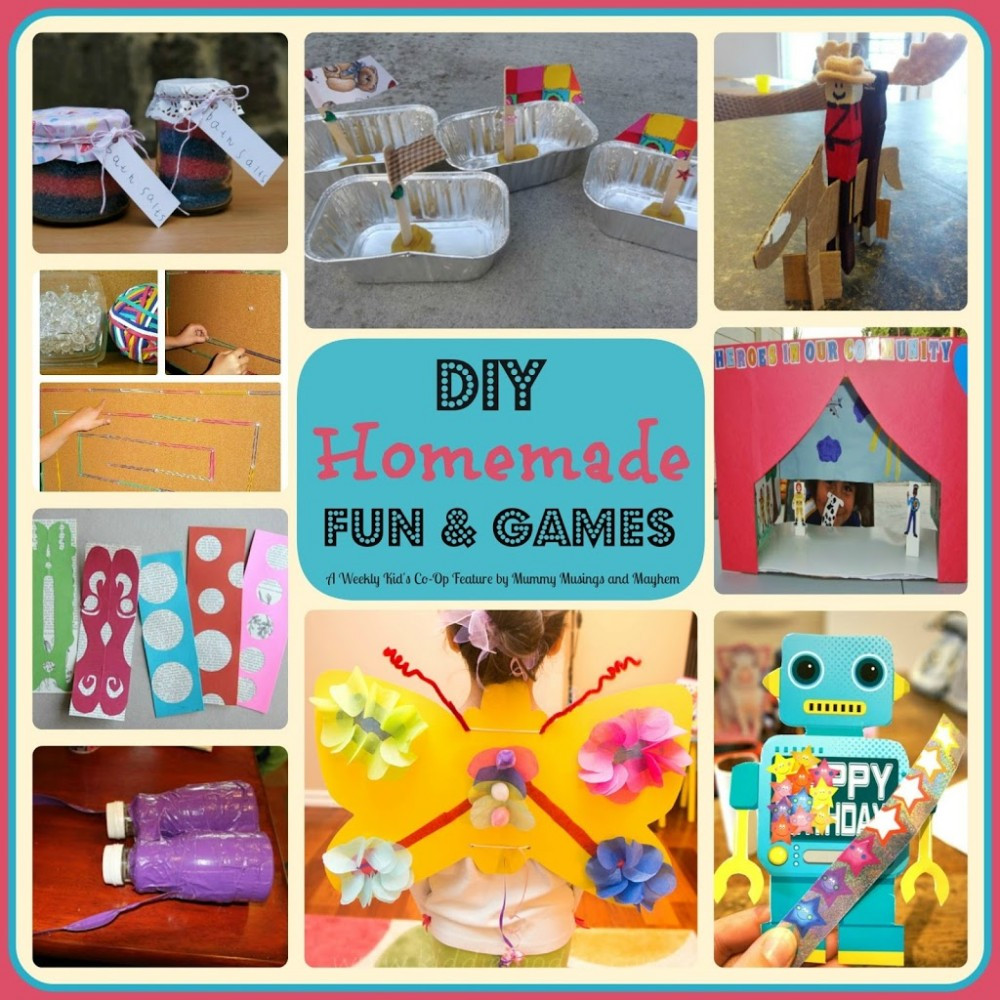 DIY Activities For Toddlers
 Weekly Kid s Co Op DIY Homemade Fun & Games The