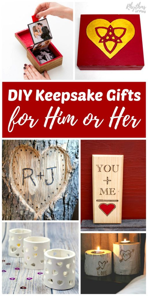 DIY Anniversary Gifts For Her
 DIY Keepsake Gifts for Him or Her Rhythms of Play