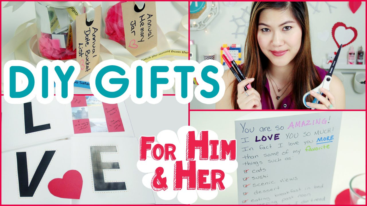 DIY Anniversary Gifts For Her
 DIY Anniversary Gifts or Valentine s Day Gifts For Him