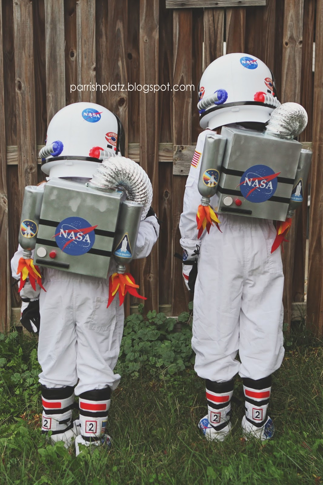 DIY Astronaut Costumes
 Parrish Platz Halloween 2015