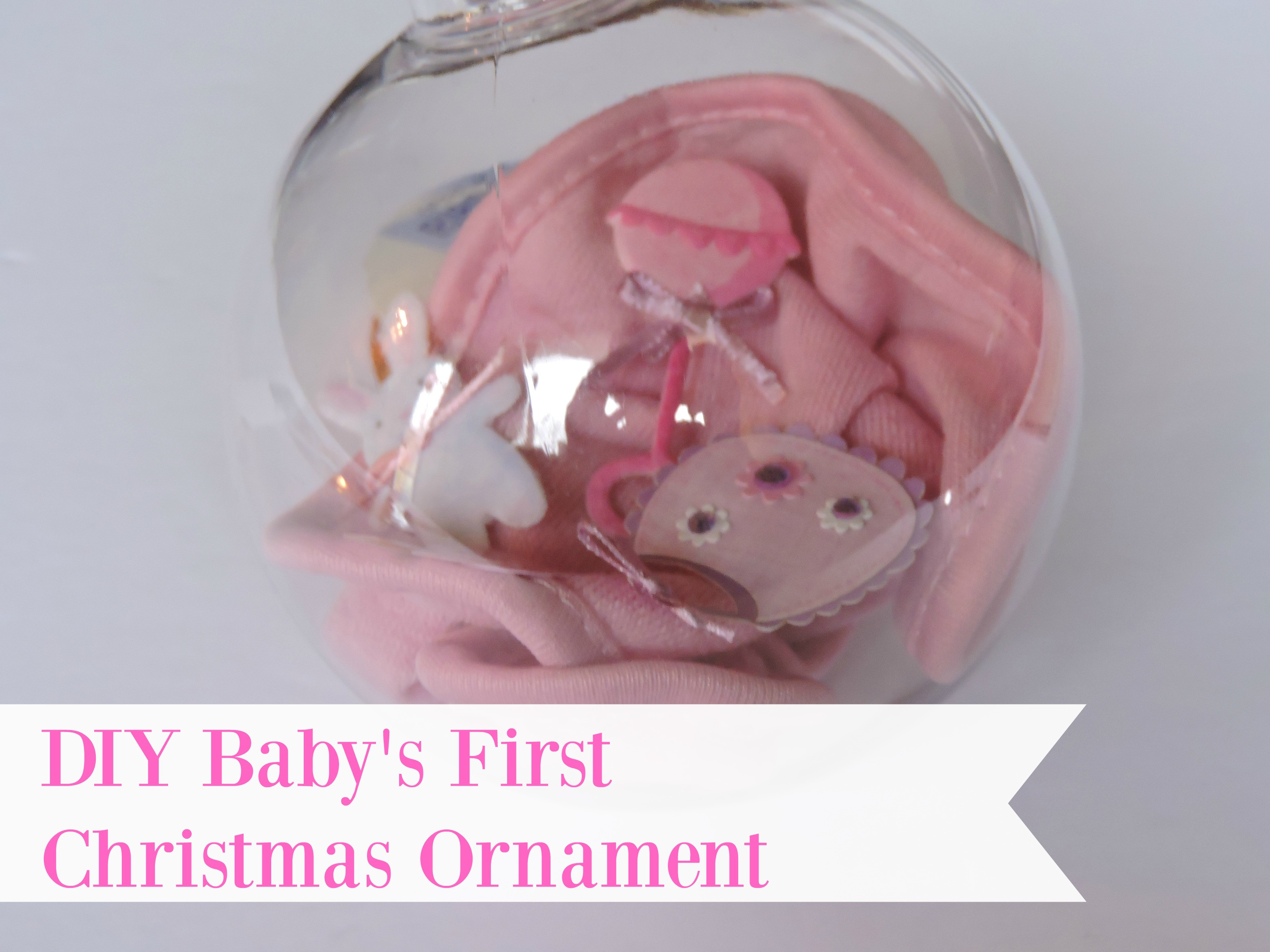DIY Baby First Christmas Ornament
 DIY Baby s First Christmas Ornament