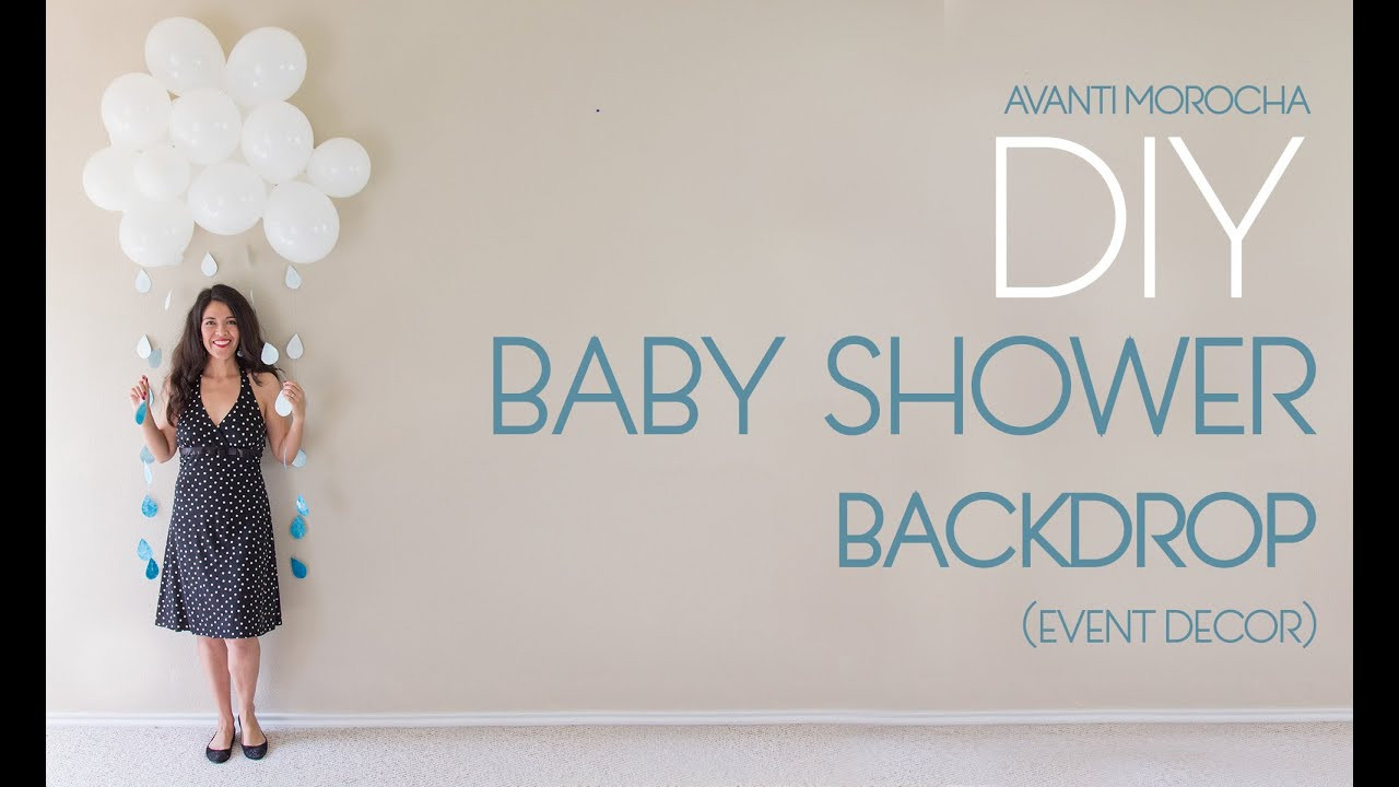 DIY Baby Shower Backdrop
 DIY Baby Shower Backdrop