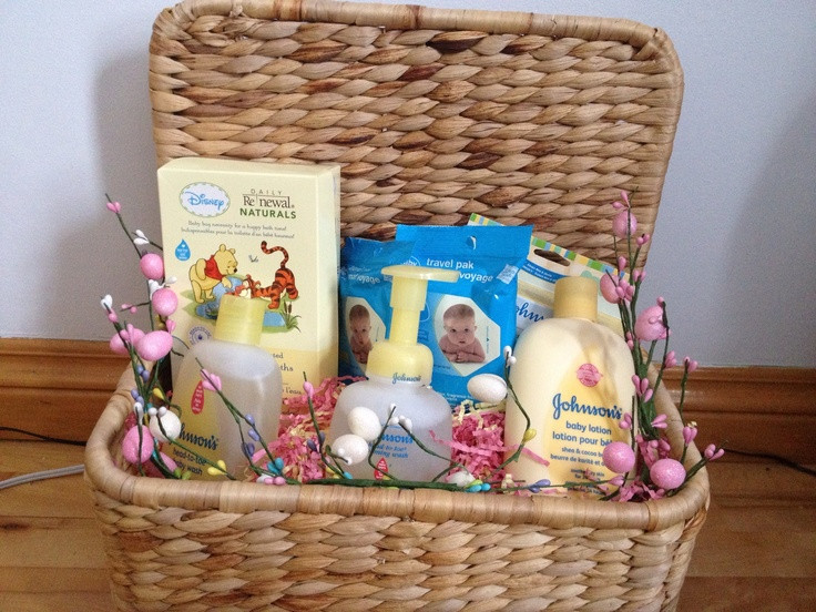 DIY Baby Shower Basket
 17 Best images about Baby ts on Pinterest