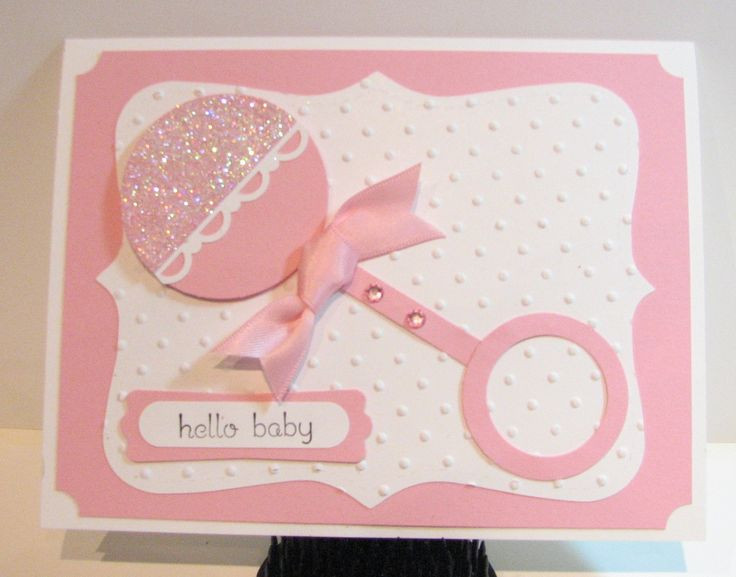DIY Baby Shower Card
 81 best Baby Shower Cards Girls images on Pinterest