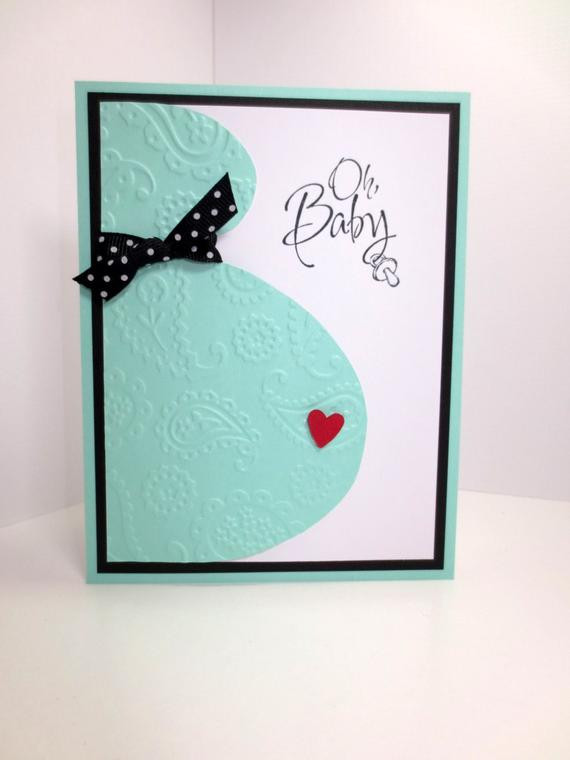 DIY Baby Shower Cards
 Handmade Baby Shower Card Stampin Up Pregnancy
