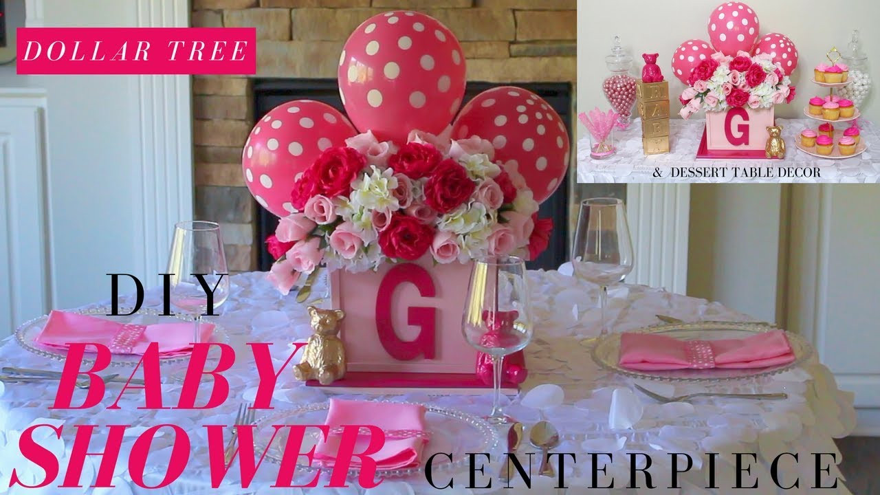 DIY Baby Shower Centerpieces For Girls
 DIY Girl Baby Shower Ideas