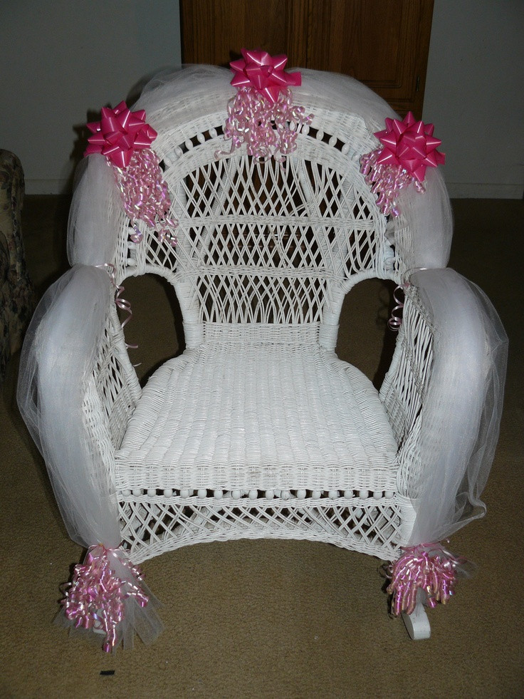DIY Baby Shower Chair
 Baby Shower Chair for the Mother to Be