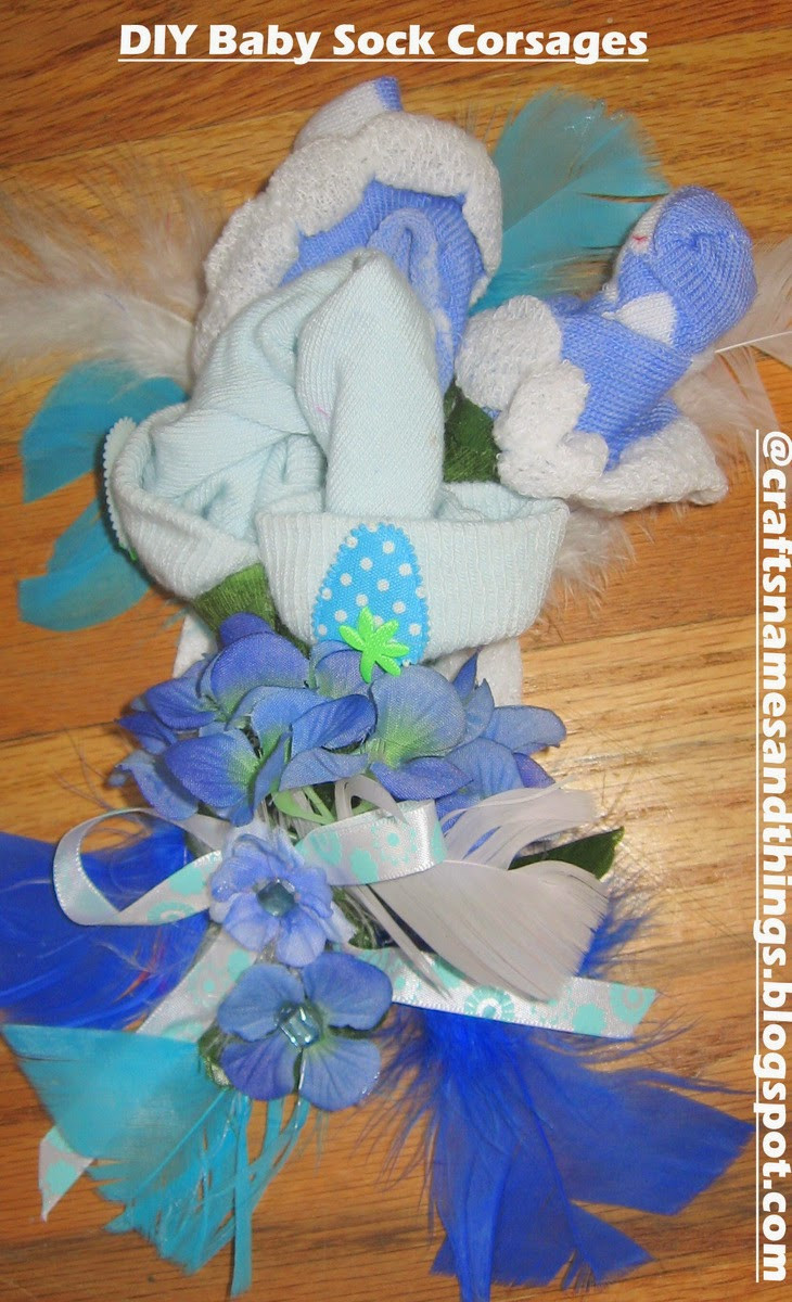 DIY Baby Shower Corsages
 Crafts Names And Things DIY Baby Shower Gifts DIY