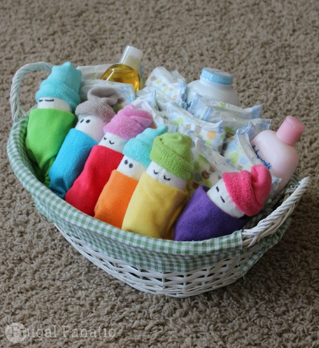 DIY Baby Shower Gift Baskets
 42 Fabulous DIY Baby Shower Gifts