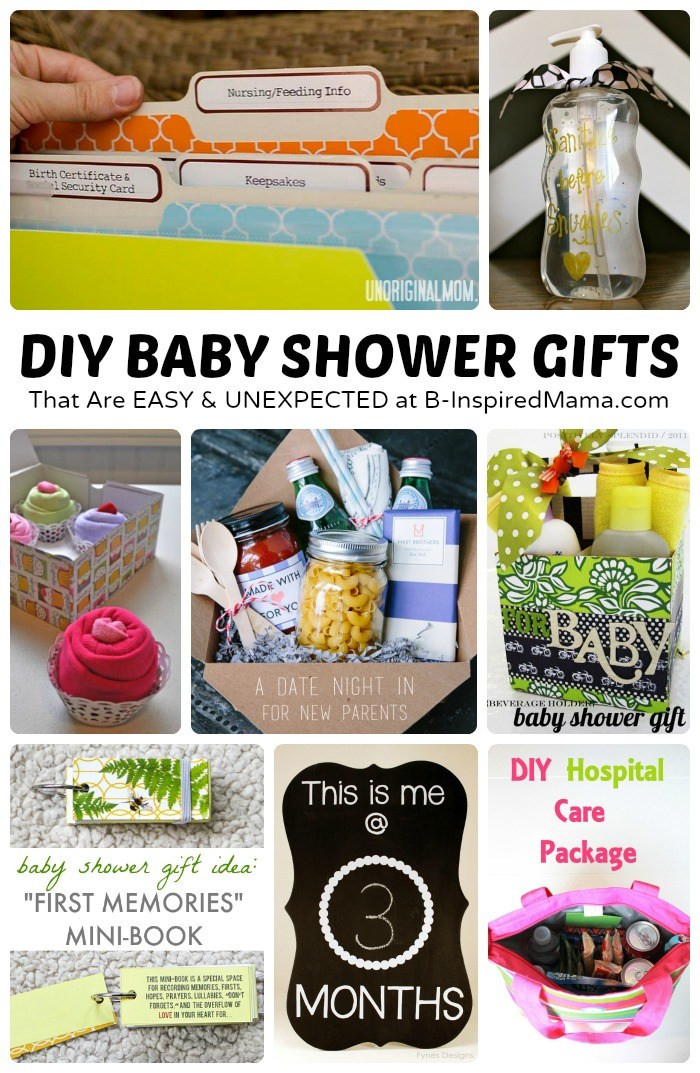DIY Baby Shower Gift
 Easy and Unexpected DIY Baby Shower Gifts