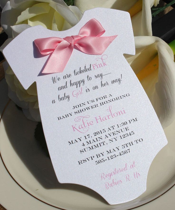DIY Baby Shower Invitation
 Best 25 Baby shower invitations ideas on Pinterest