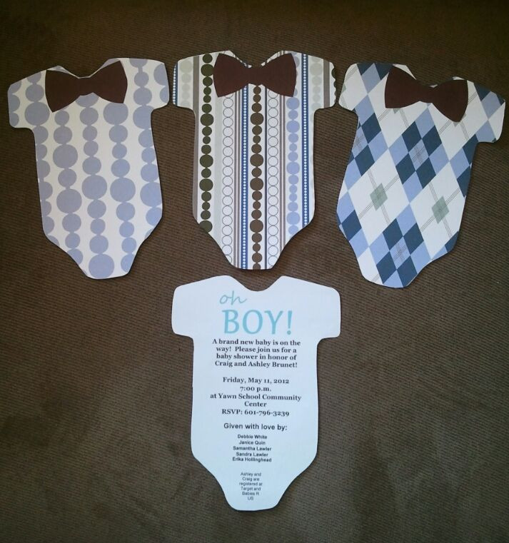 DIY Baby Shower Invitation Templates
 Baby shower invitations DIY Baby blue Pinterest