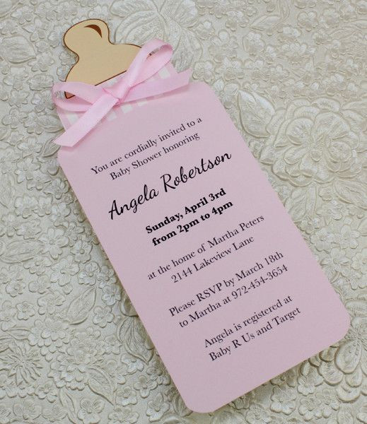 DIY Baby Shower Invitations
 25 best ideas about Baby Shower Invitations on Pinterest
