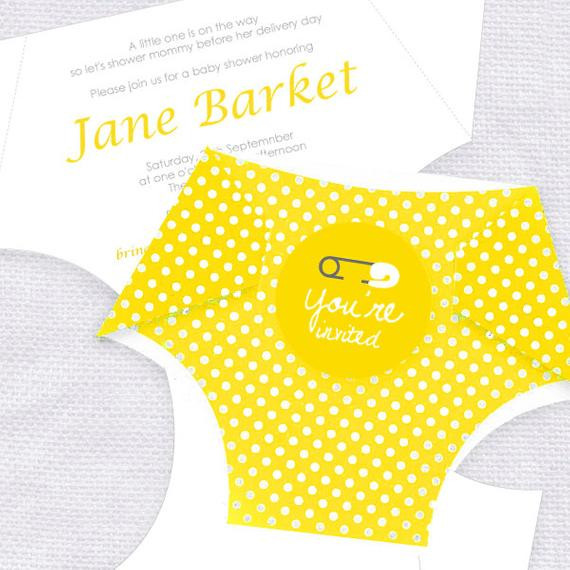 DIY Baby Shower Invitations Template
 diy diaper printable baby shower invitation template by iDIYjr