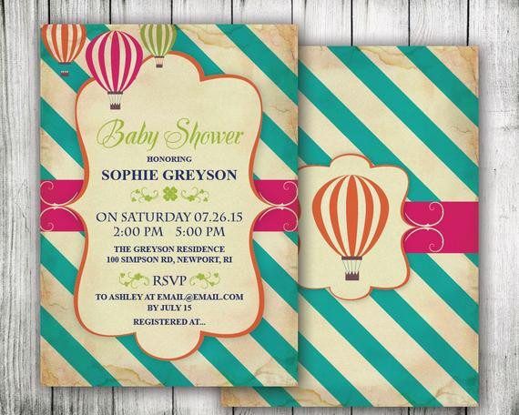 DIY Baby Shower Invitations Template
 Items similar to DIY Printable Baby Shower Invitations