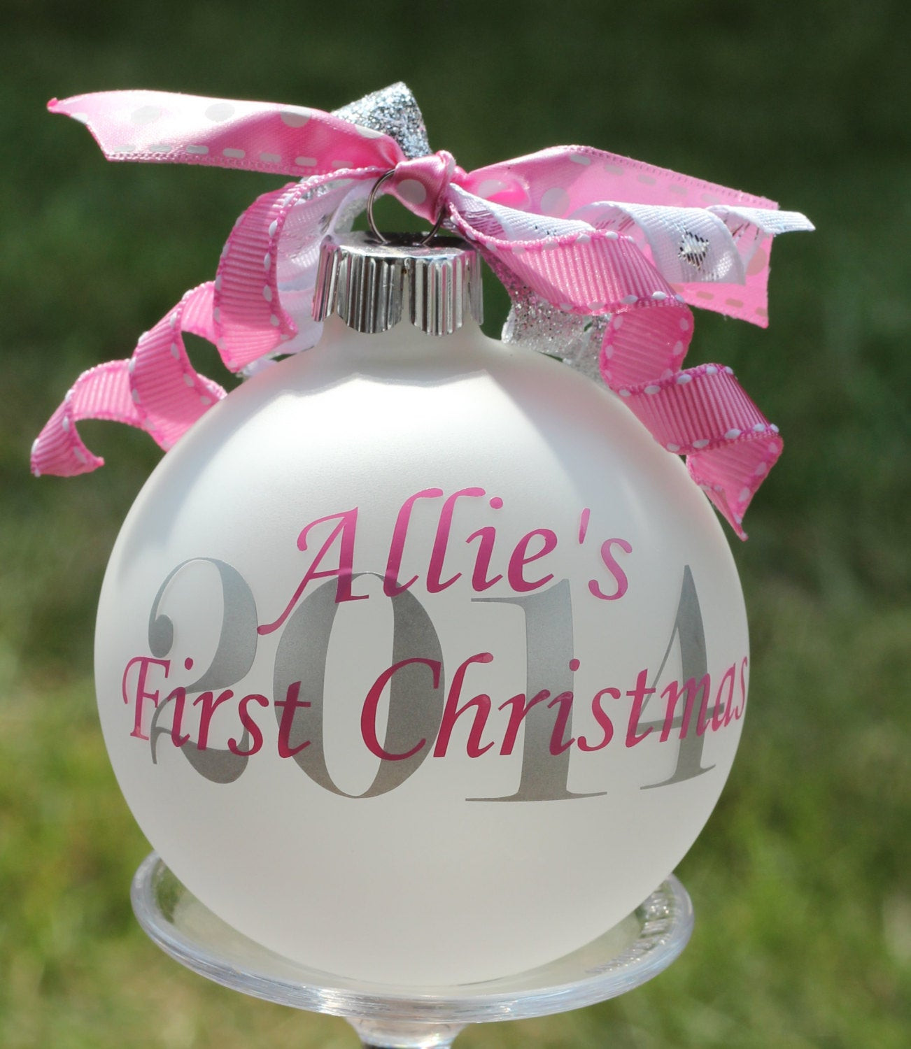 DIY Baby'S First Christmas Ornament
 Baby s First Christmas Ornament 2016 Personalized First