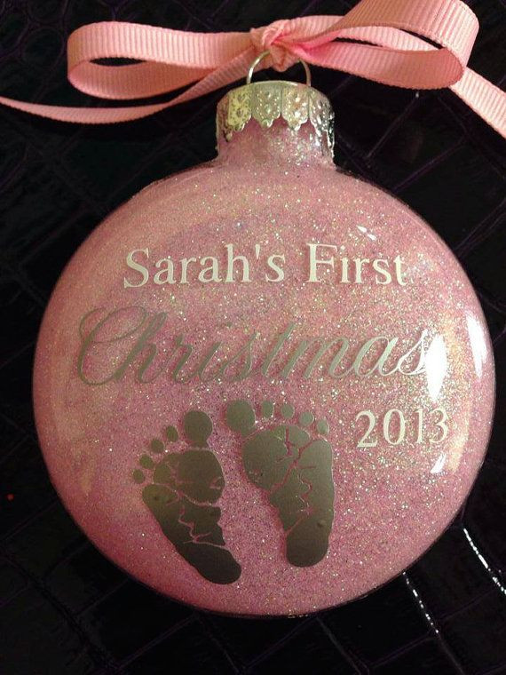 DIY Baby'S First Christmas Ornament
 25 best ideas about Baby First Christmas Ornament on