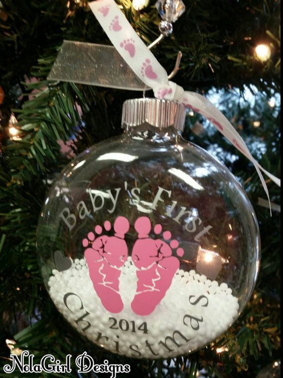 DIY Baby'S First Christmas Ornament
 25 best ideas about Baby Christmas Ornaments on Pinterest