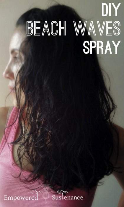DIY Beach Hair Spray
 All Natural DIY Beach Waves Spray Recipe