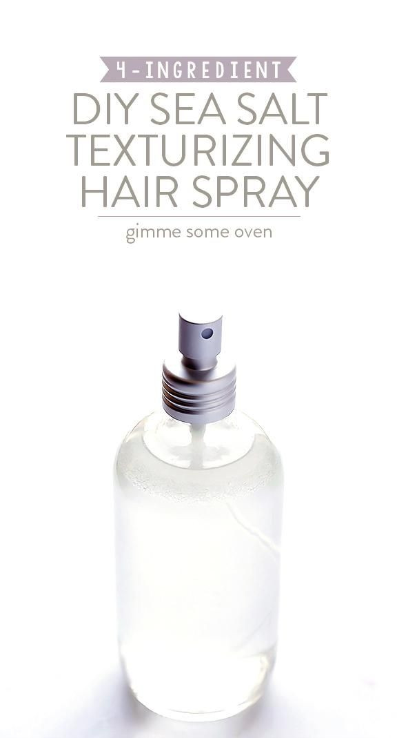 DIY Beach Hair Spray
 DIY Sea Salt Texturizing Hair Spray