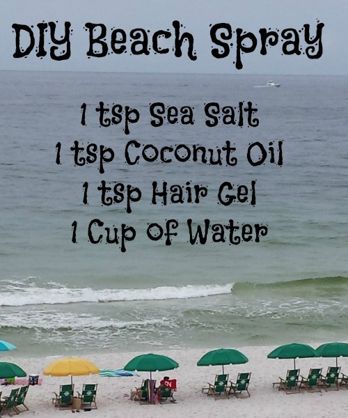 DIY Beach Hair Spray
 DIY Beach Hair Spray