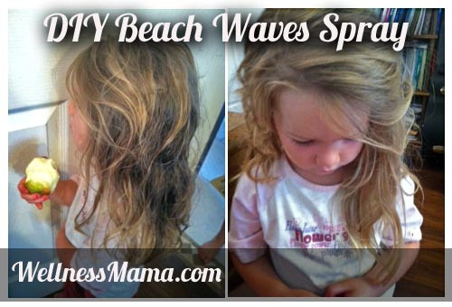 DIY Beach Hair Spray
 DIY Beach Waves Sea Salt Texturizing Hair Spray