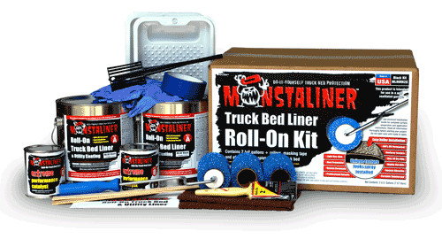 DIY Bed Liner Kits
 Monstaliner do it yourself roll on truck bed liner
