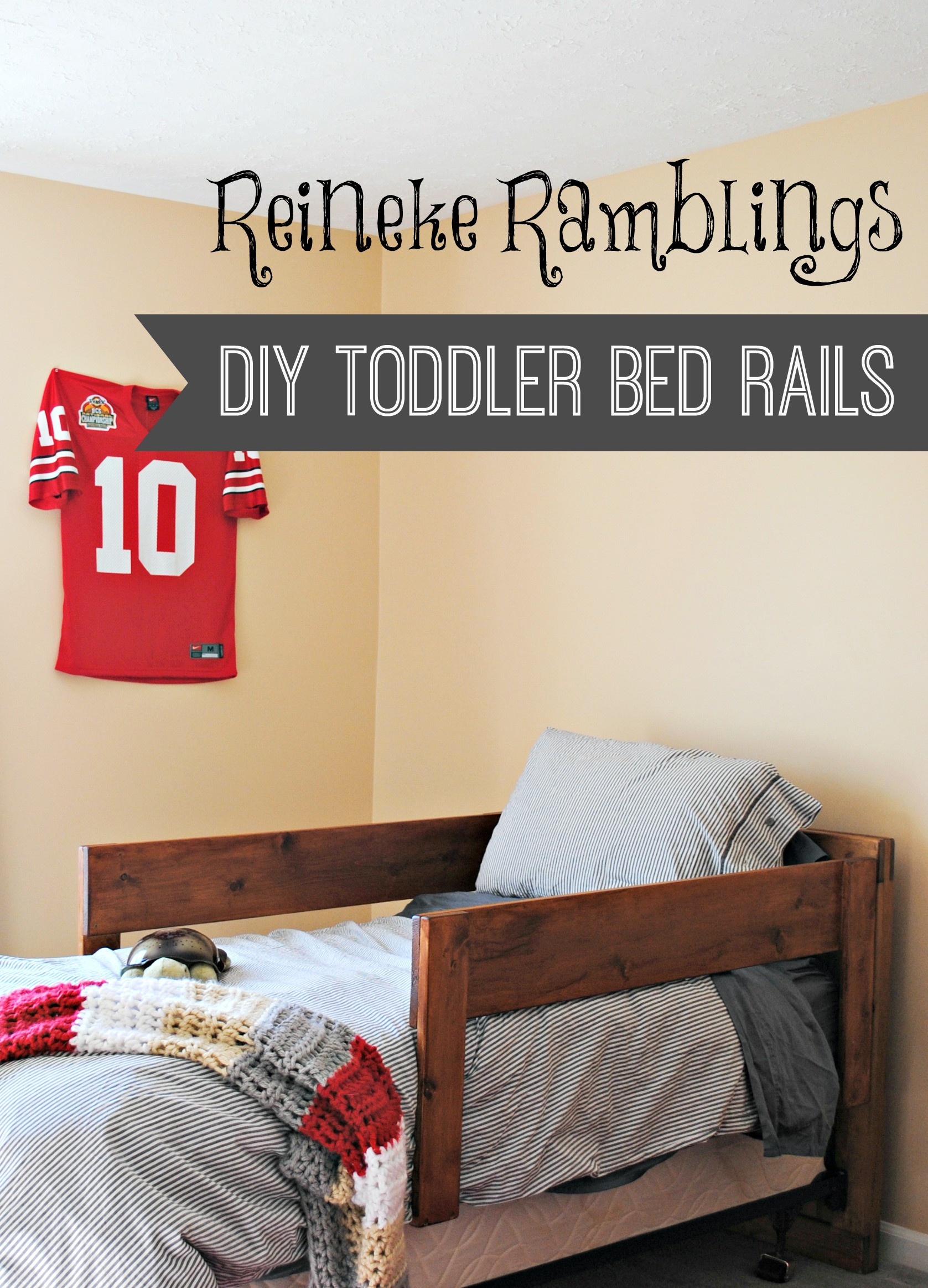 DIY Bed Rails For Toddlers
 DIY Toddler Bed Rails Cypress and Wool