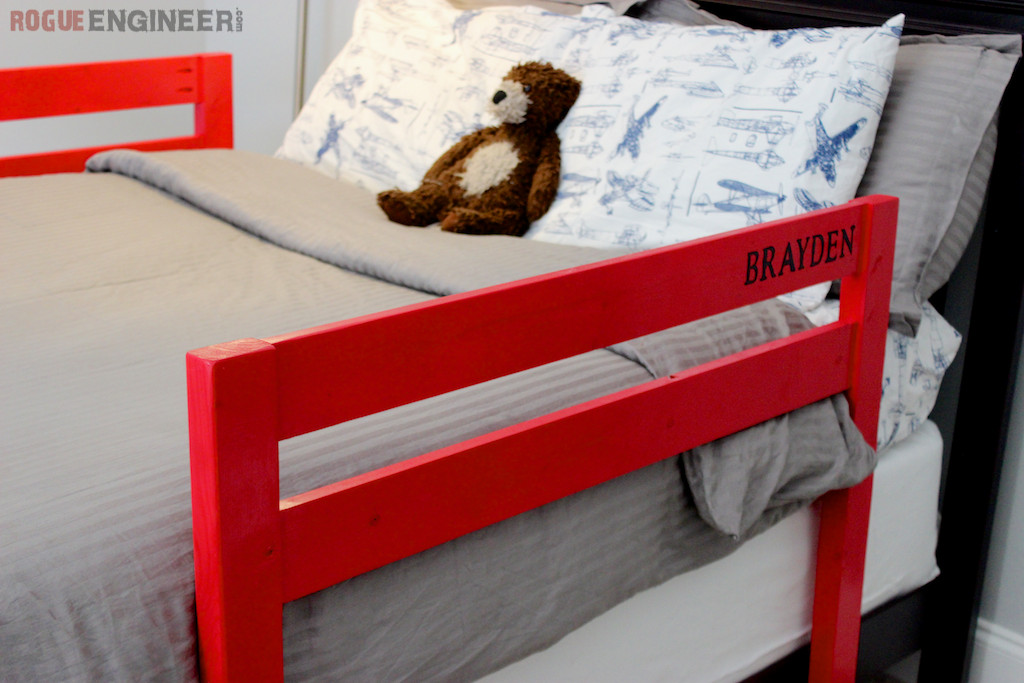DIY Bed Rails For Toddlers
 DIY Toddler Bed Rail Free Plans