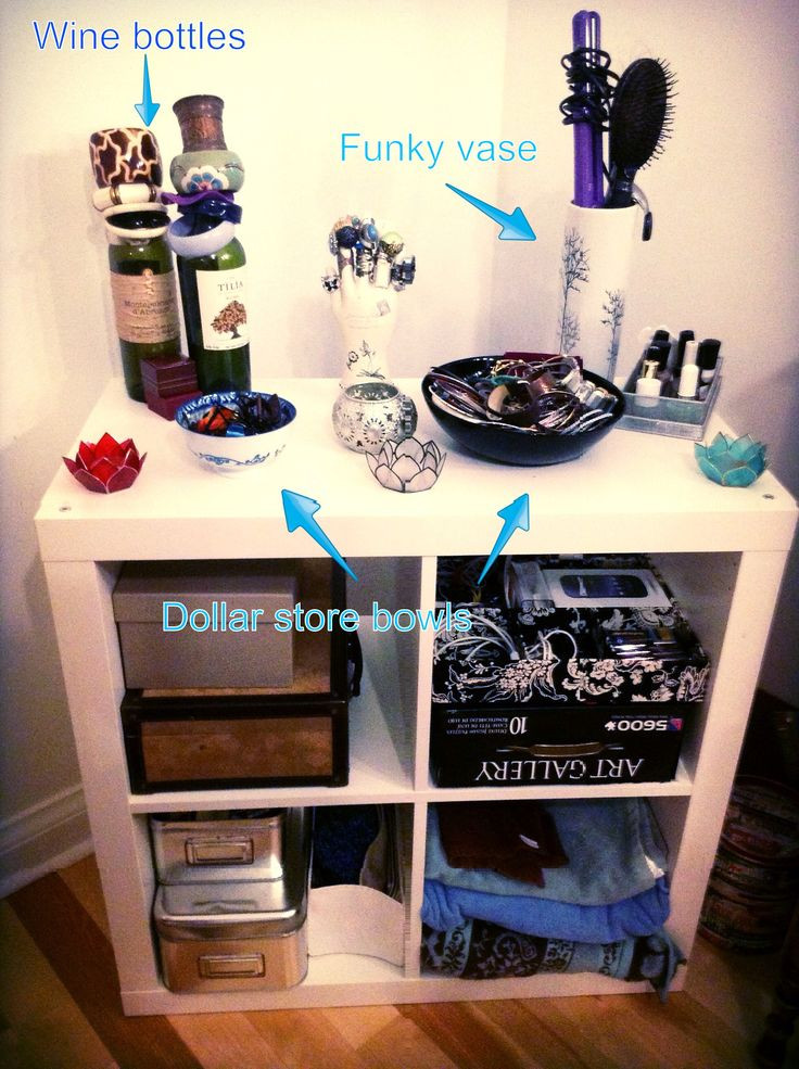 DIY Bedroom Organization And Storage Ideas
 Bedroom DIY organization with recycled and dollar store