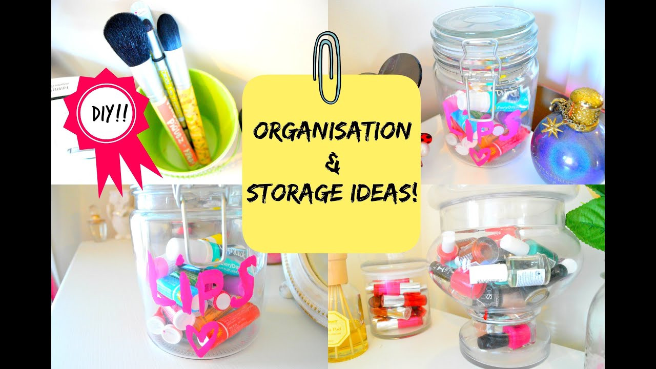 DIY Bedroom Organization And Storage Ideas
 ROOM DECOR ORGANIZATION AND STORAGE IDEAS WITH JARS DIY