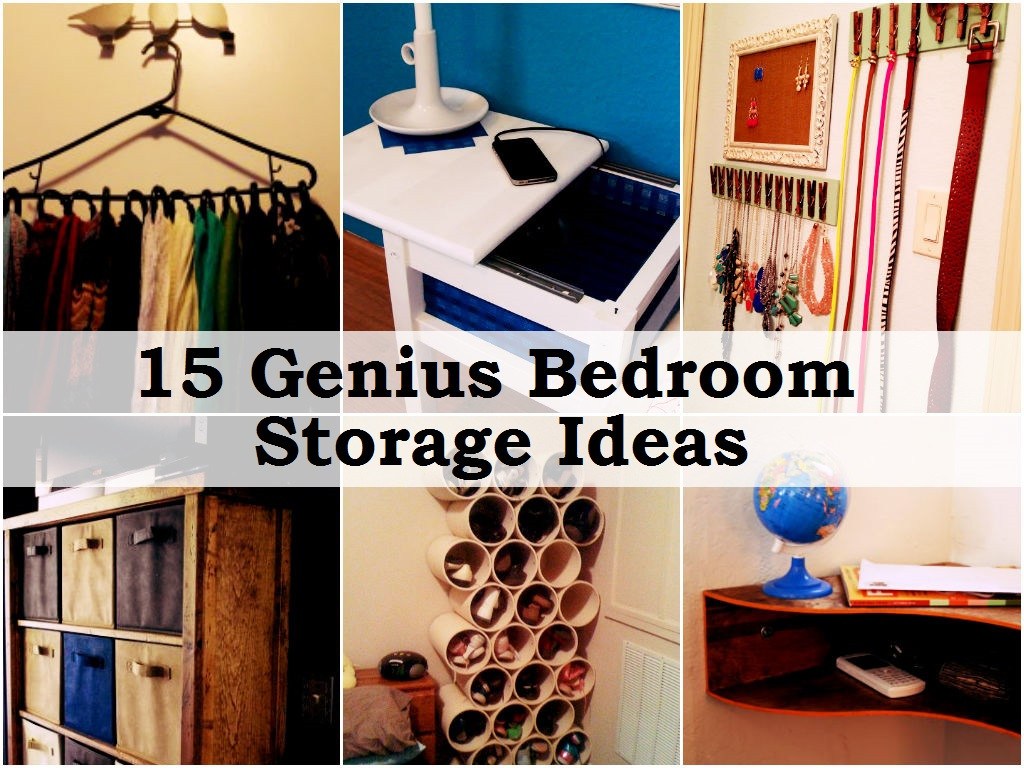 DIY Bedroom Organization And Storage Ideas
 15 Genius Bedroom Storage Ideas