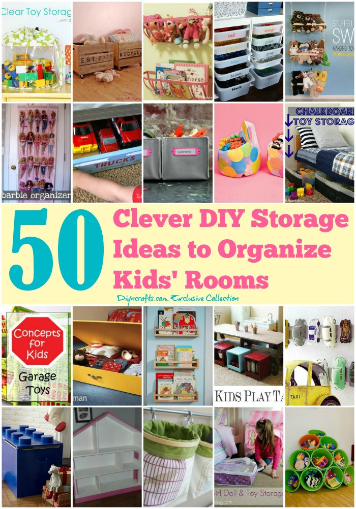 DIY Bedroom Organization And Storage Ideas
 50 Clever DIY Storage Ideas to Organize Kids Rooms Page
