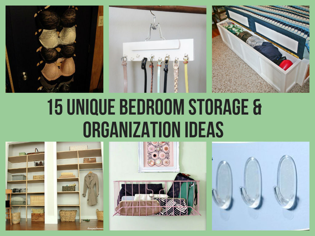 DIY Bedroom Organization And Storage Ideas
 15 Unique Bedroom Storage & Organization Ideas