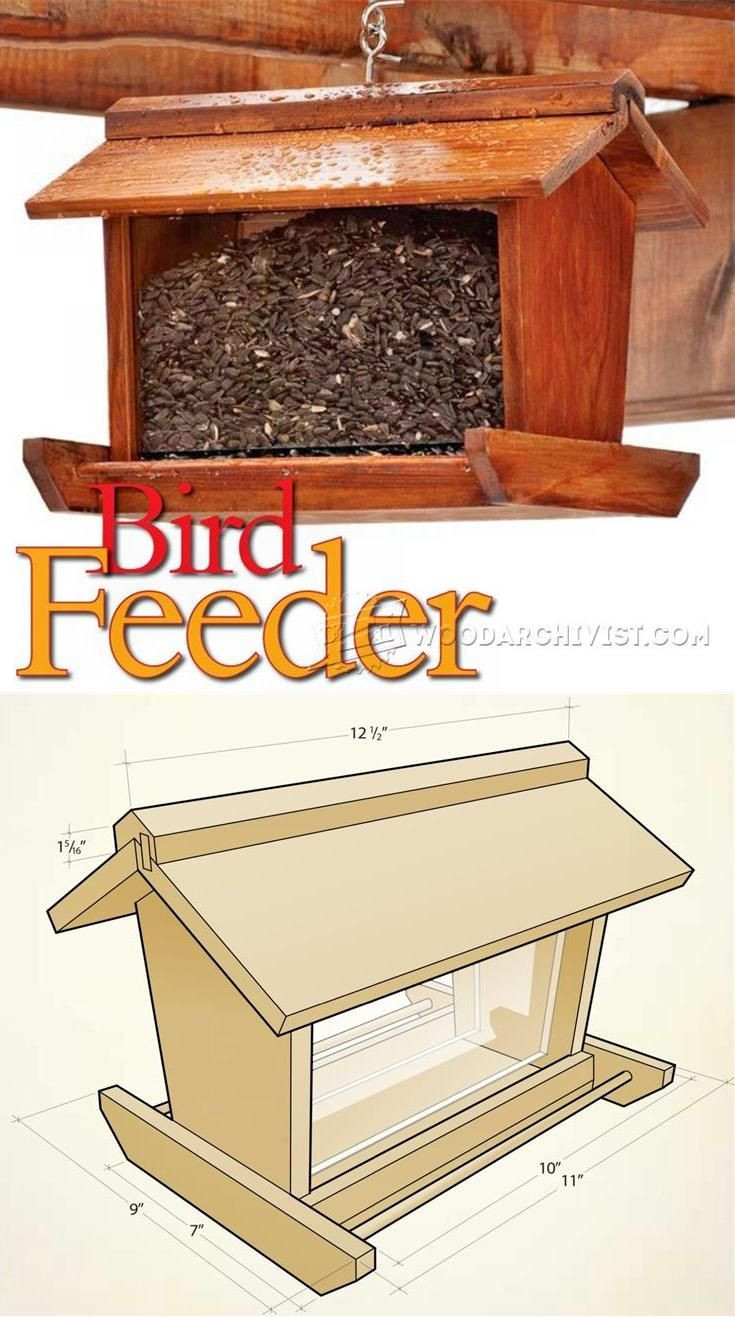 DIY Bird Feeder Plans
 25 best ideas about Bird feeder plans on Pinterest