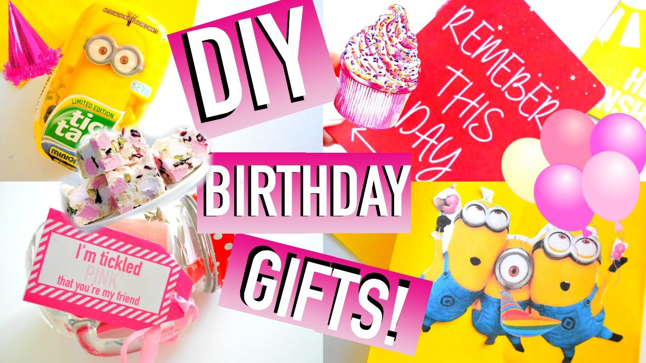 DIY Birthday Gifts Ideas
 DIY Birthday Gift Ideas Easy & Affordable ♡
