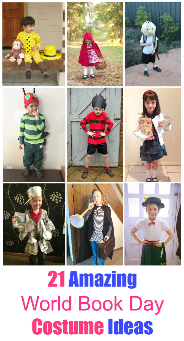 DIY Book Character Costumes
 21 Awesome World Book Day Costume Ideas for Kids U me