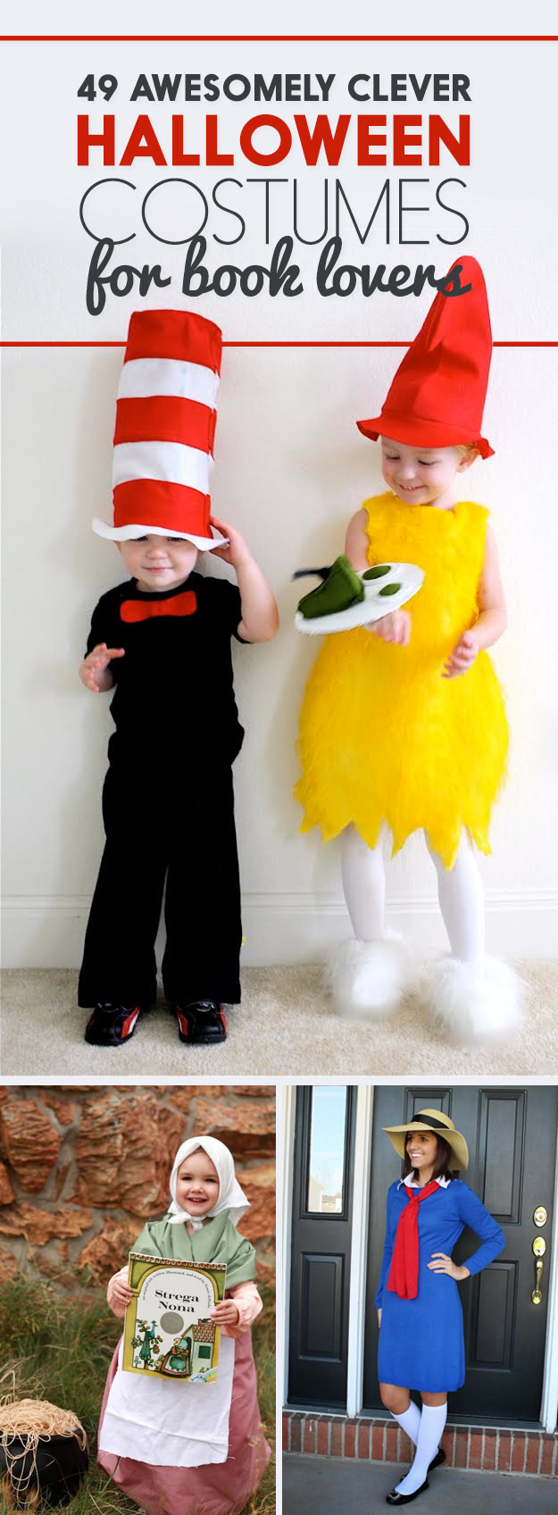 DIY Book Character Costumes
 49 Halloween Costumes All Book Lovers Will Appreciate